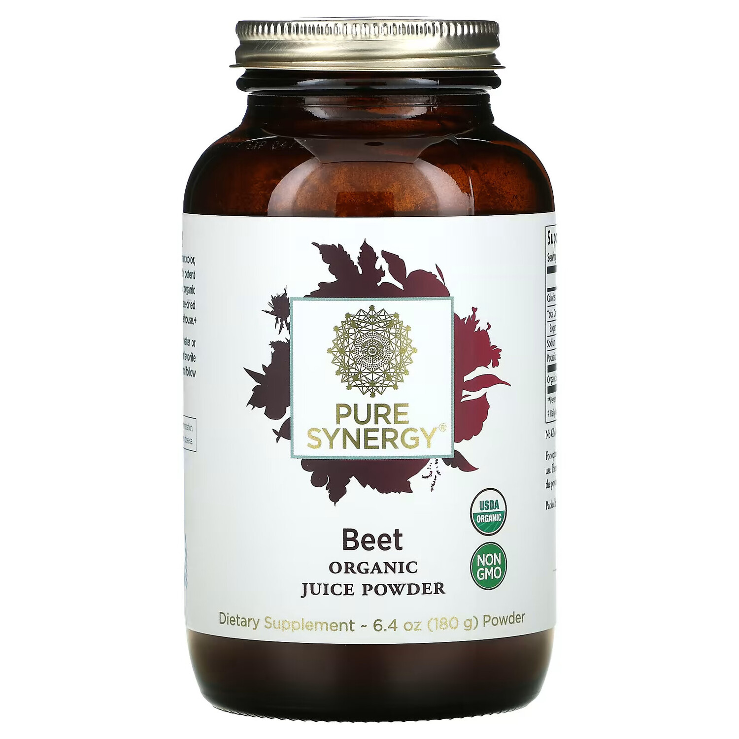 

Pure Synergy, Порошок из сока органической свеклы, 6,4 унций (180 г)