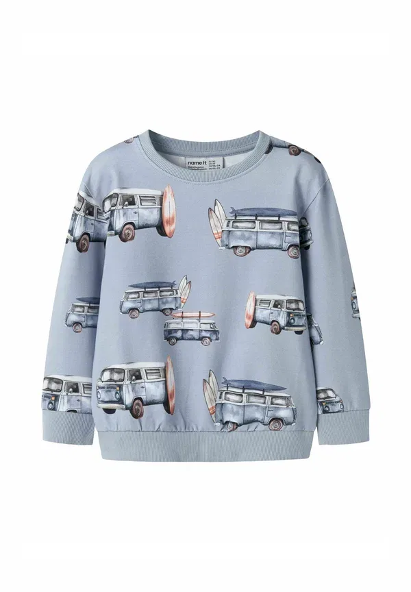 Свитшот с принтом Sweatshirt Name It Blue Fog, синий