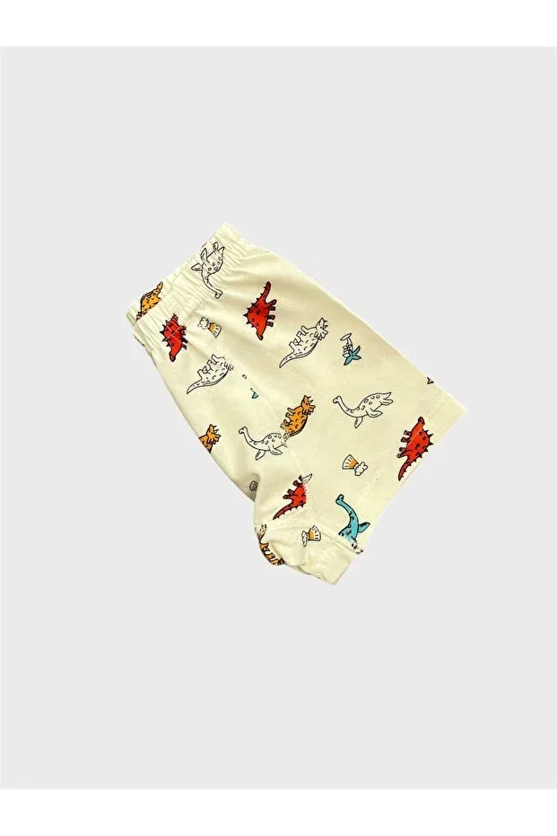 Детский комплект для мальчиков с принтом Boxer Shorts Generic Brands, Ecru — фото 2