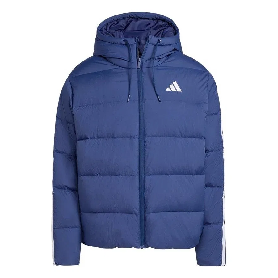 Мужской утепленный пуховик с капюшоном Ess 3s P D Hd J adidas, Синий