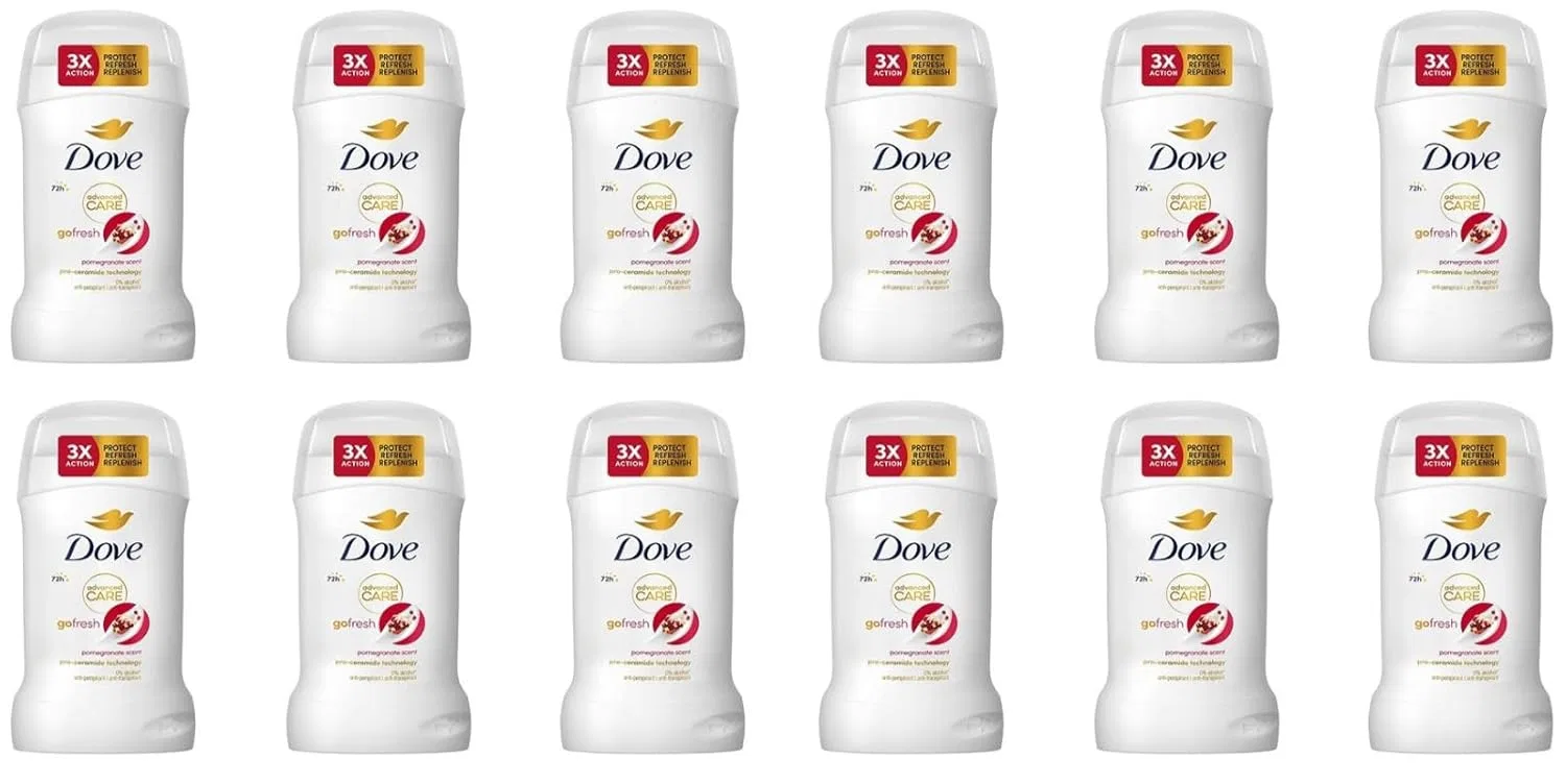 Дезодорант-антиперспирант Stick Dove Advanced Care Go Fresh Pomegranate, 50 мл