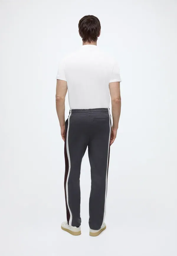 Спортивные брюки Lacoste, хлопок, однотонные, темно-синий — фото 3