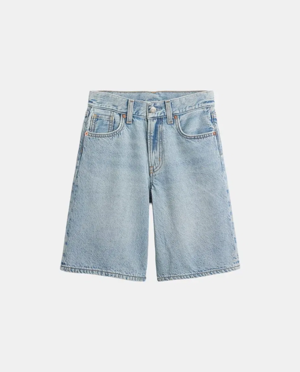 Детские шорты для девочек классические джинсовые Gap, Azul Claro