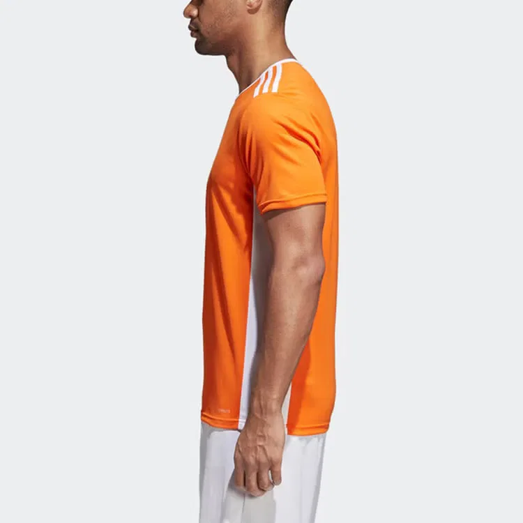 Футболка тренировочная с коротким рукавом Entrada 18 Adidas, оранжевый — фото 4