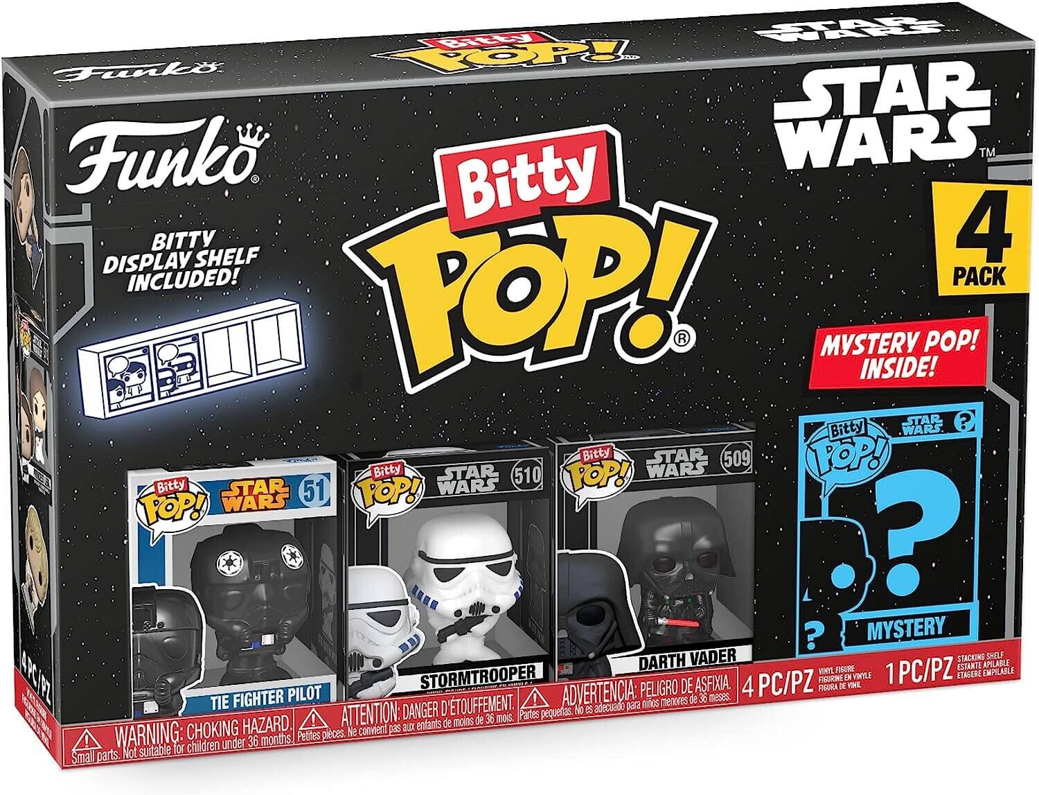 

Набор фигурок Funko Bitty POP! Star Wars Mini, 4 предмета