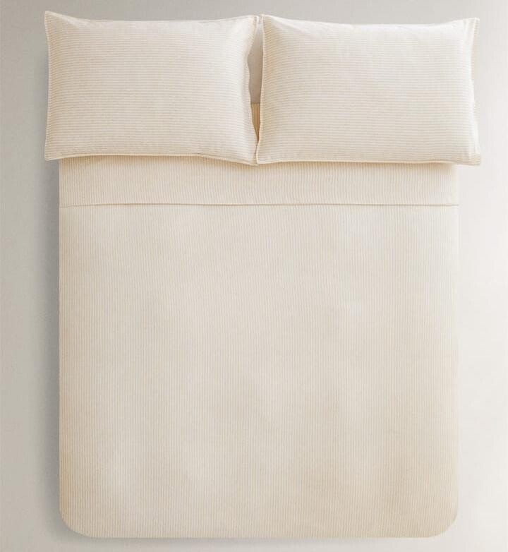 

Пододеяльник Zara Home Striped, желтый
