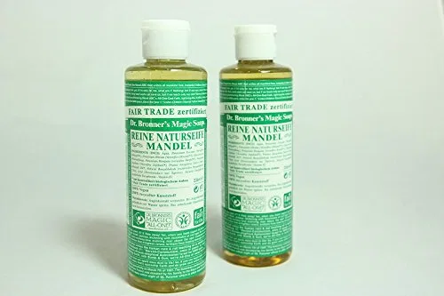 Жидкое мыло Миндаль Dr. Bronner's, набор 2 шт, 236 мл