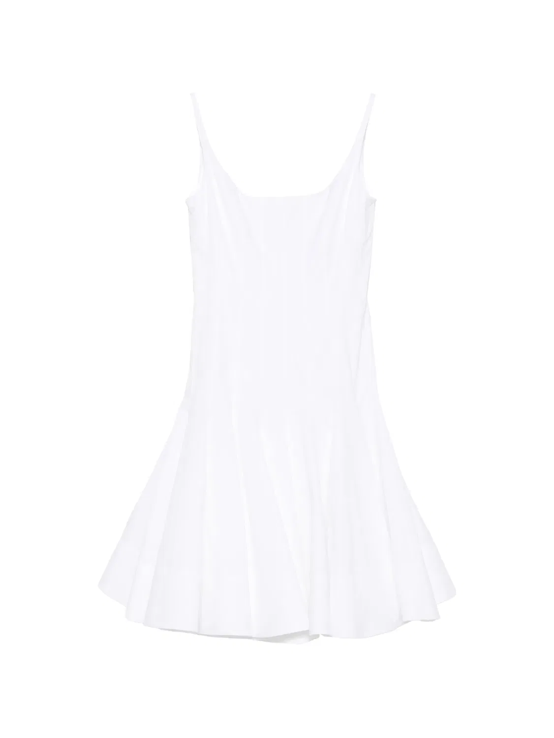 Платье мини Agave белое хлопковое Jacquemus, белый