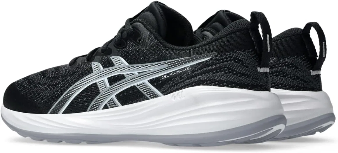 Детские беговые кроссовки для мальчиков Gel-Cumulus 27 GS ASICS, Black/White — фото 3