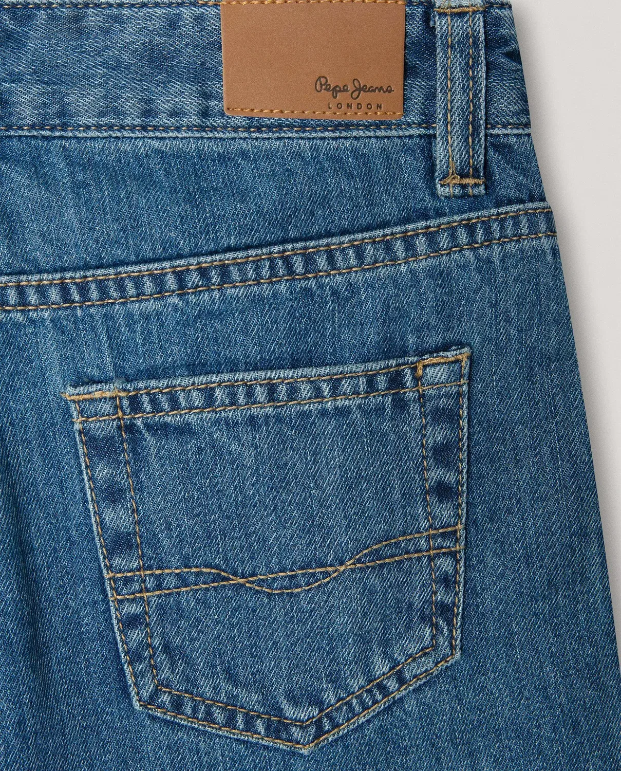 Детские шорты для девочек с вышивкой Patty Floral Pepe Jeans, Синий — фото 4