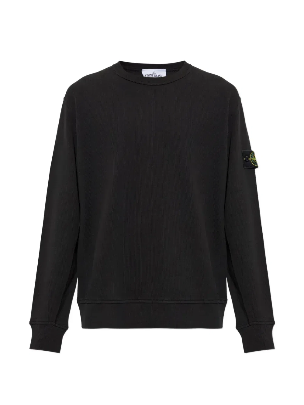 Пуловер с нашивкой-логотипом Stone Island, черный