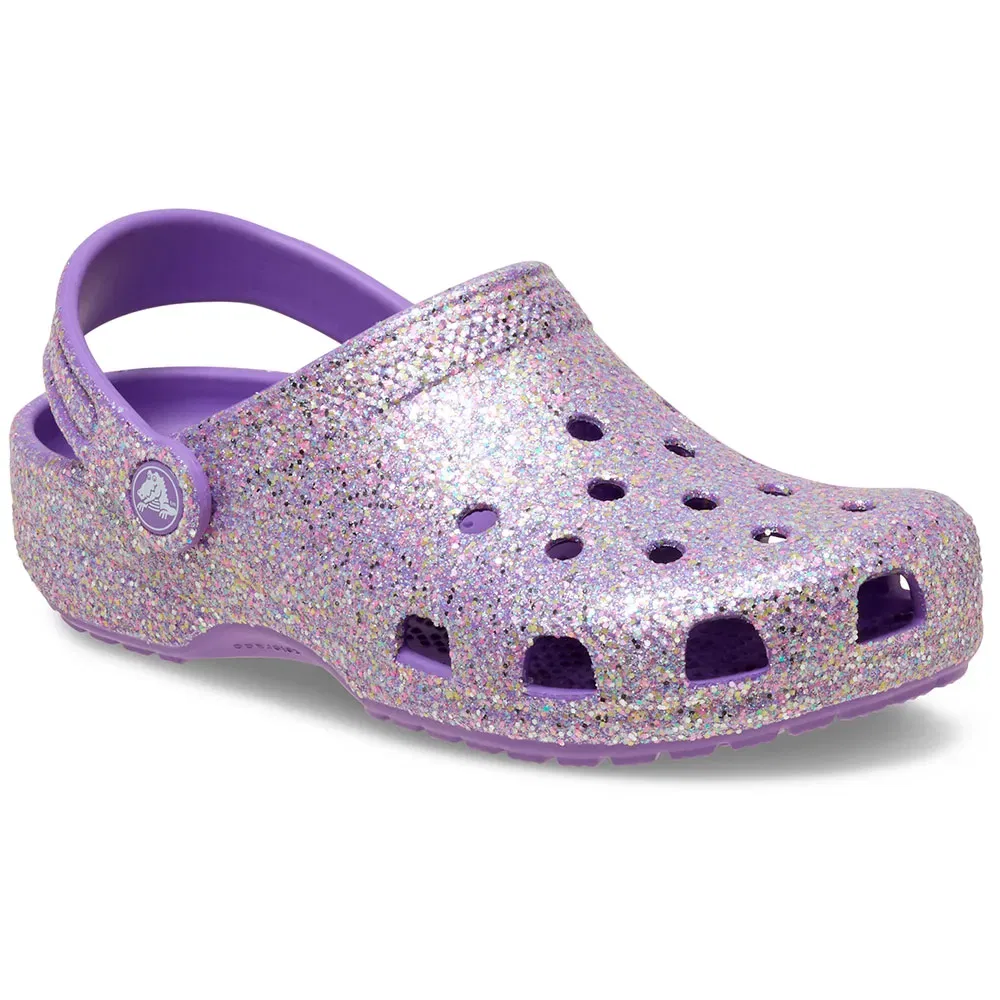 Сабо Classic Fantasy Glitter Crocs, фиолетовый — фото 2