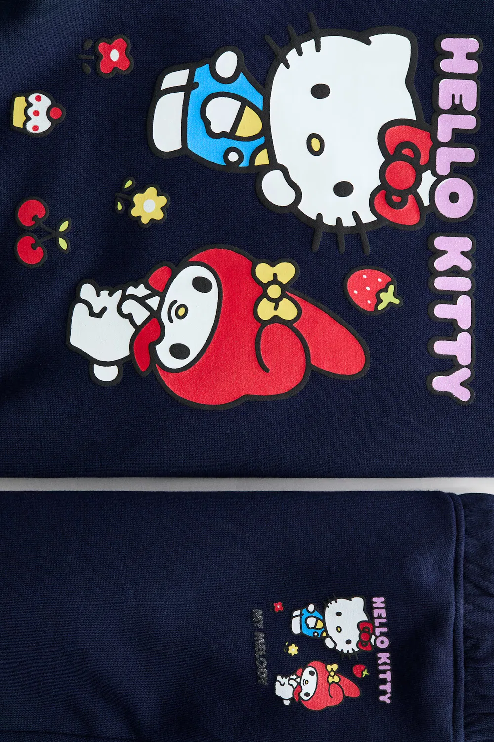 Комплект из двух толстовок с принтом H&M, Marineblau/Hello Kitty — фото 2
