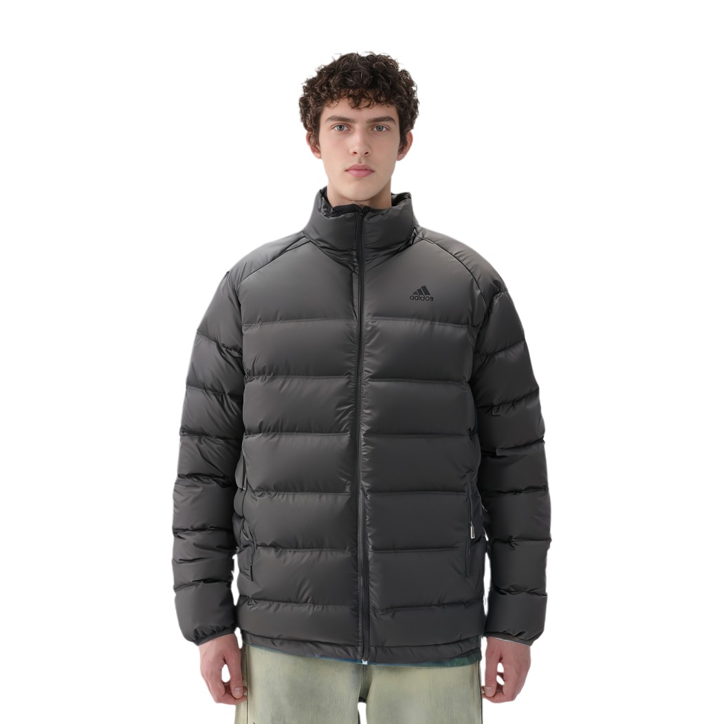 Куртка Helionic Stand Collar Stay Warm Casual Sports, темно-серый — фото 3