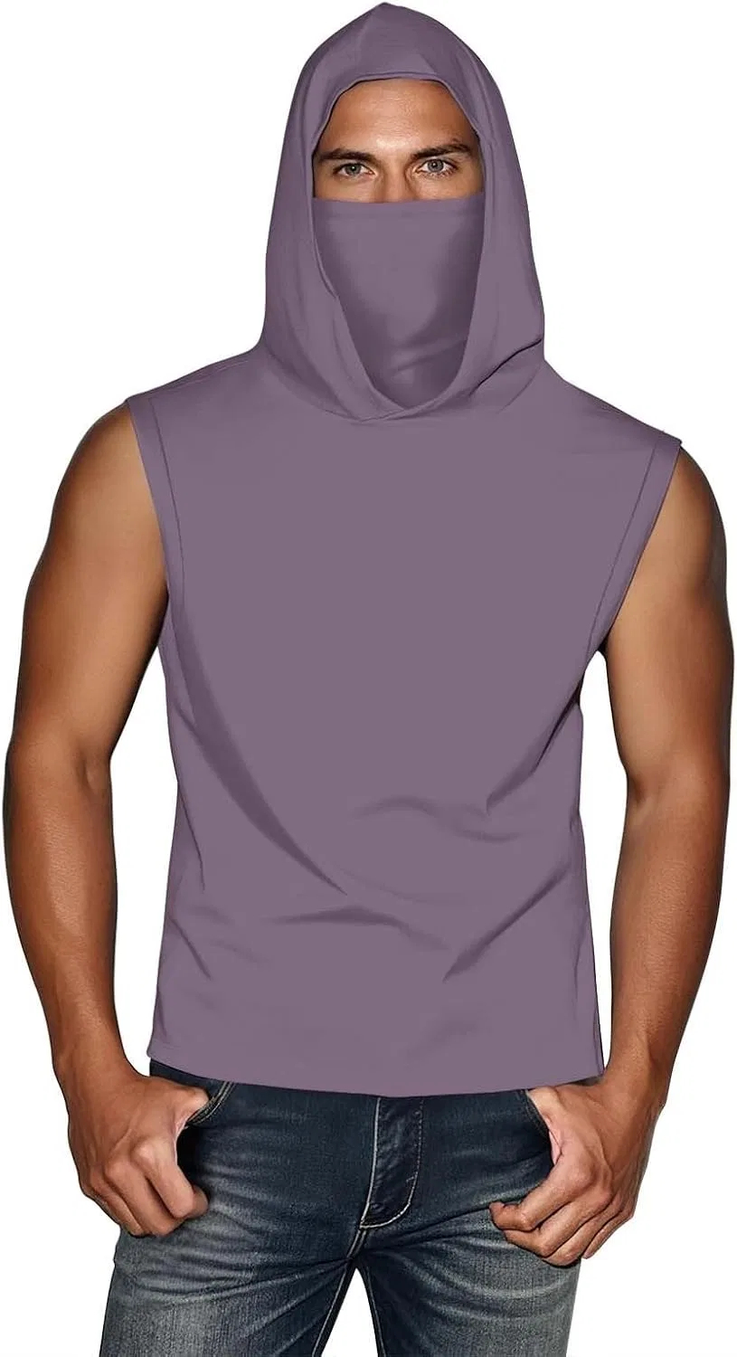Мужская солнцезащитная безрукавка с капюшоном Pelang, Purple
