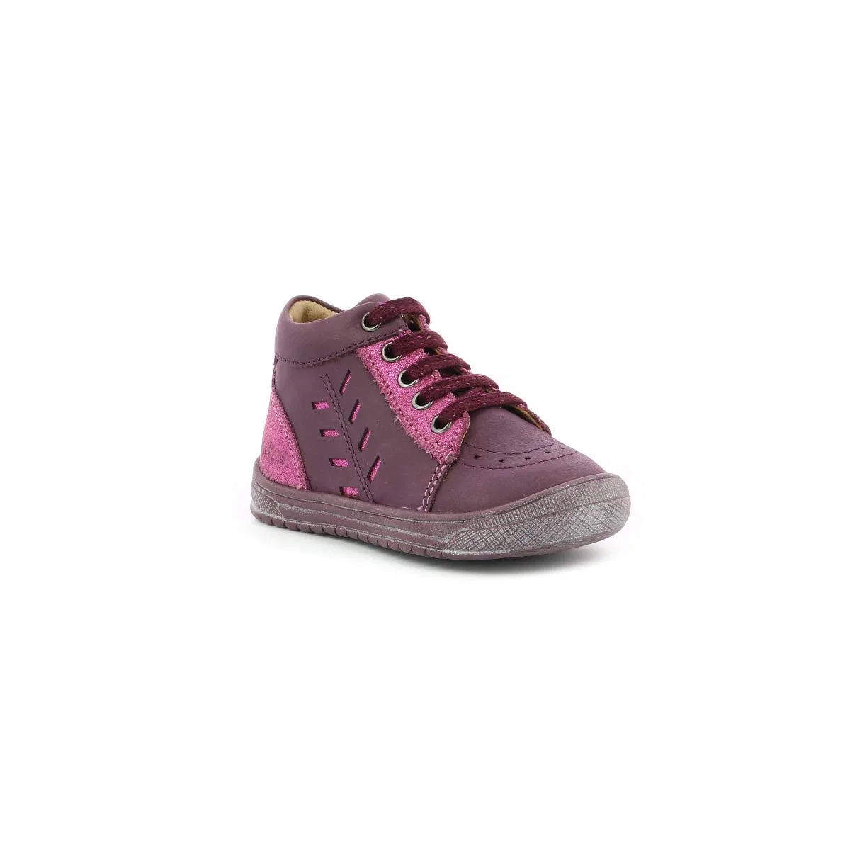 Детские кроссовки для мальчиков с высоким верхом Bilbon BB Mid Kickers, Navy Blue Glitter — фото 3