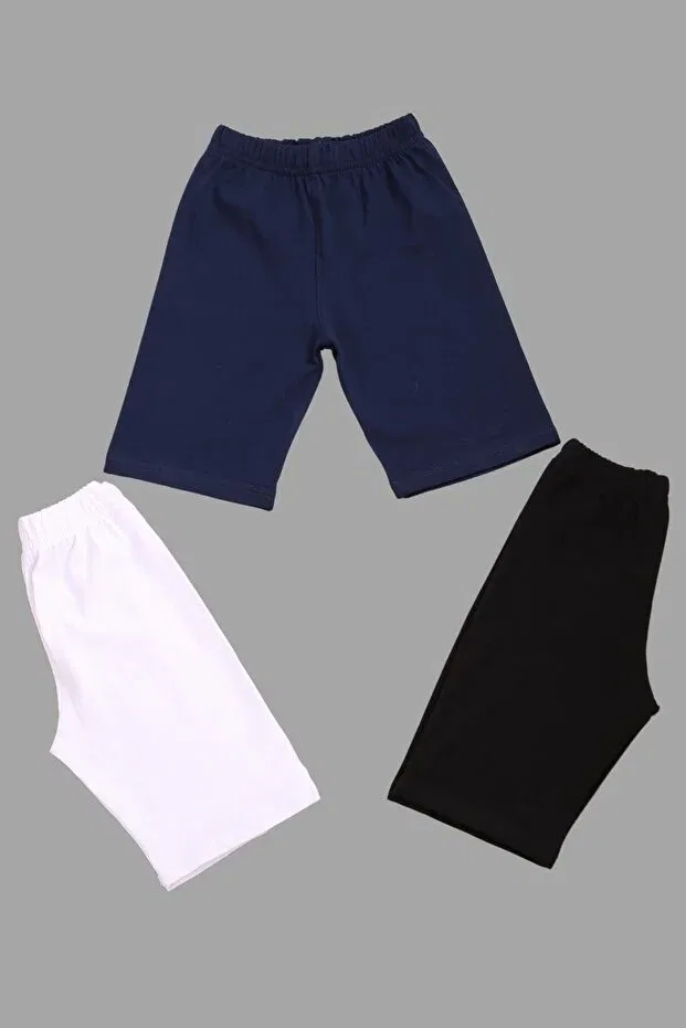 Детские леггинсы для девочек хлопковые Basics Cosba Kids Wear, Mixed Colors