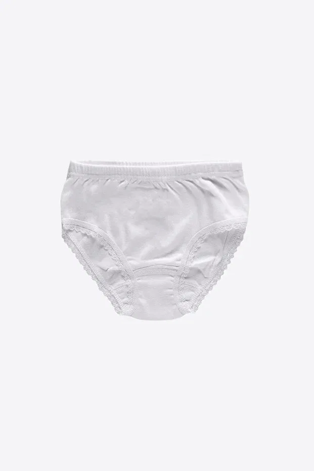 Детские трусы для девочек хлопковые комплект 12 шт 308-e Malabadi, White