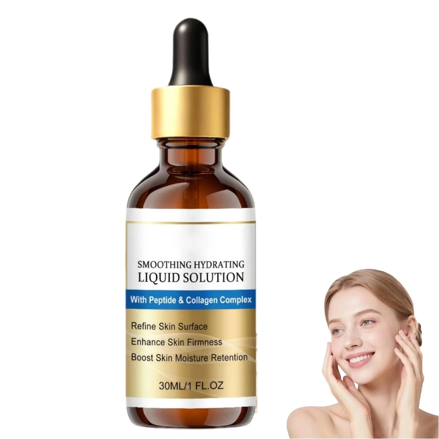 Лифтинг-сыворотка для лица Anti-Aging с пептидами и коллагеном, vokkrv, 30 мл