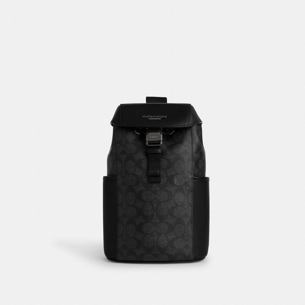 

Сумка Coach Racer Pack, серый/угольный/черный