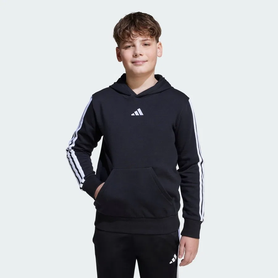 Детский худи с капюшоном и длинным рукавом Sportswear JN2416 Essentials Hoodie adidas, Черно-белый