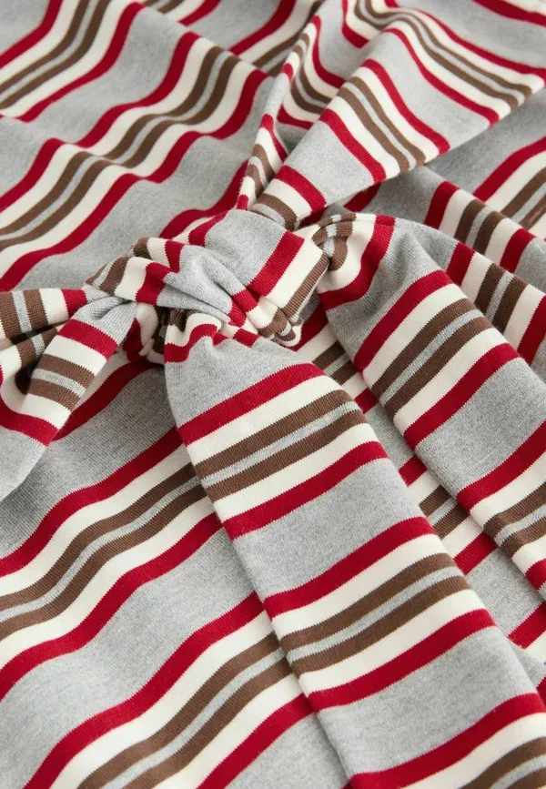 Платье-футболка Striped Next, Red Grey Stripe, серый — фото 3