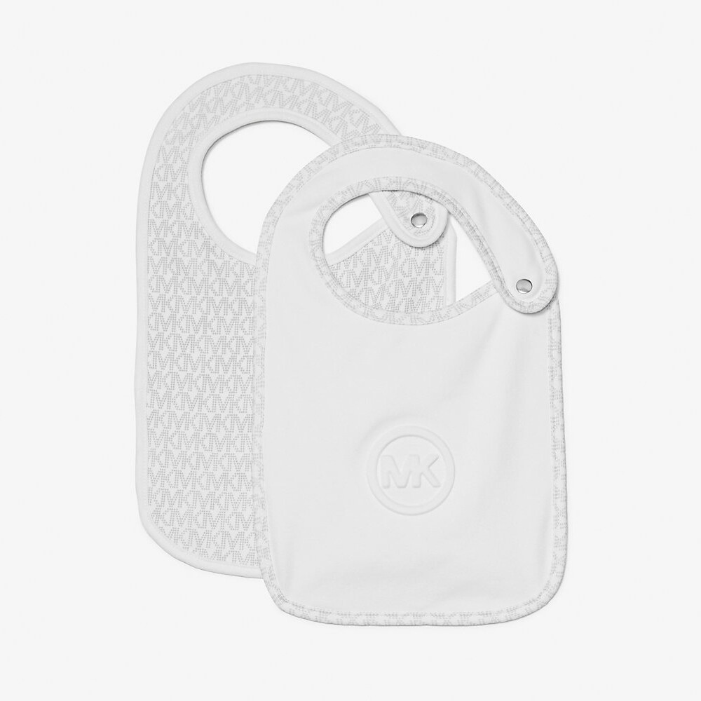 

Нагрудники Michael Kors Kids 2-Pack Logo Cotton Baby, белый