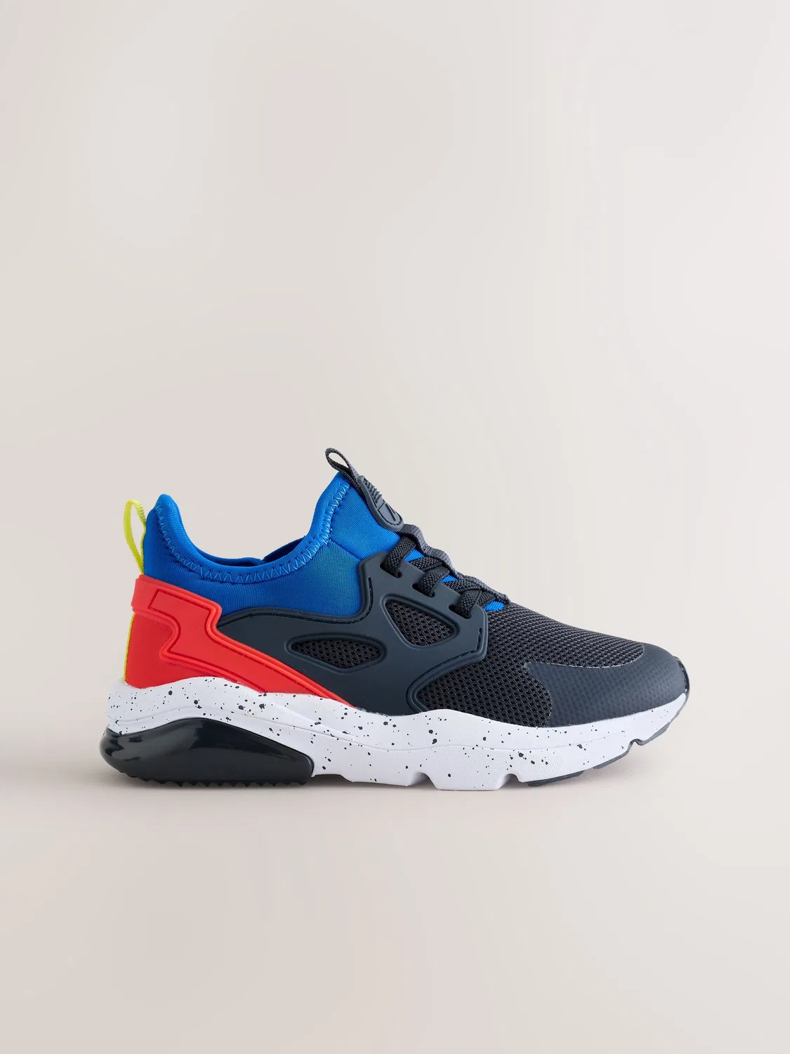 Кроссовки на эластичных шнурках Next Navy Colourblock — фото 2