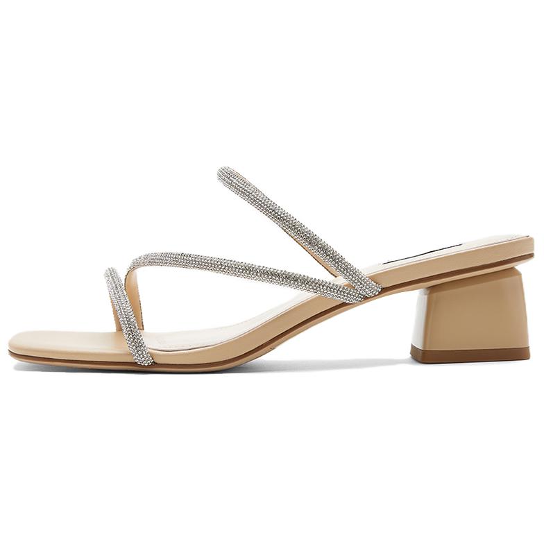 NINE WEST Женские сандалии на одной застежке 4 см абрикос, цвет Apricot