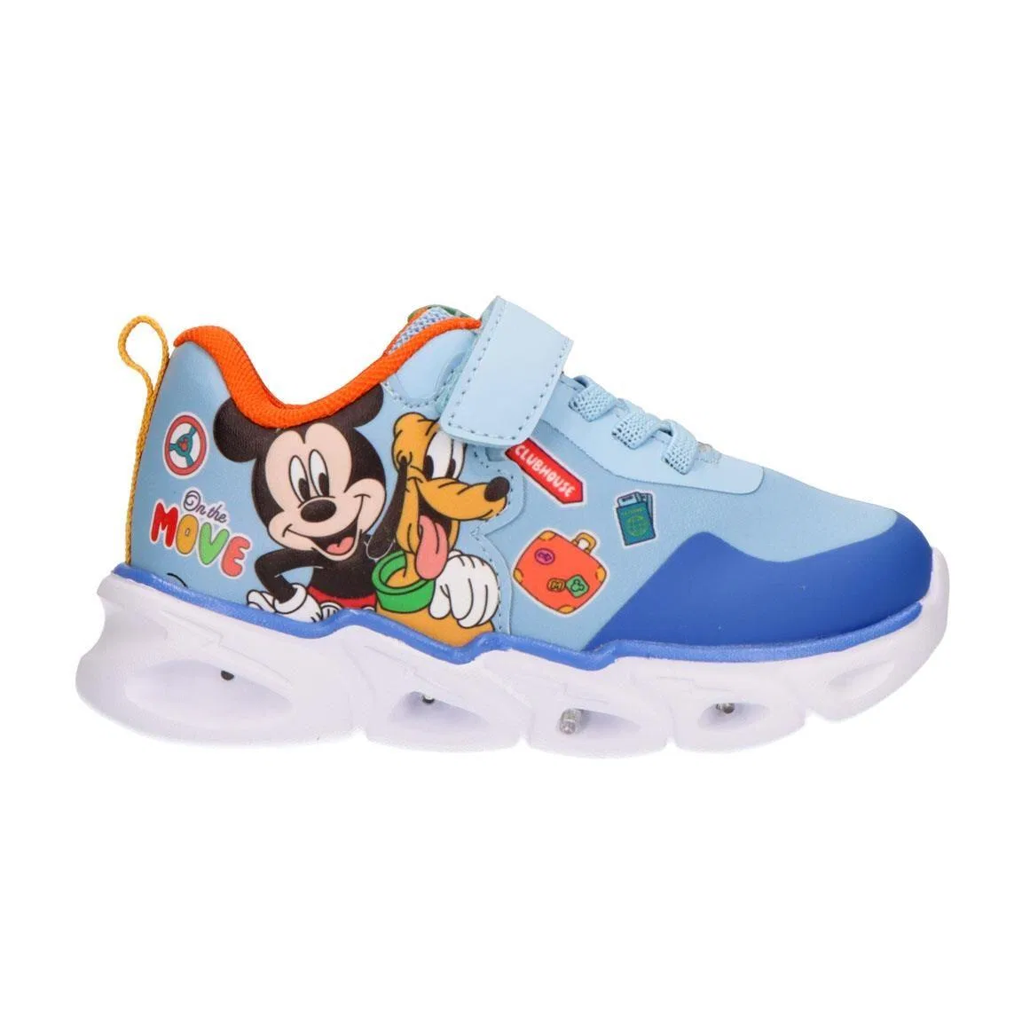Детские кроссовки с подсветкой Mickey Mouse Cerda, Blue