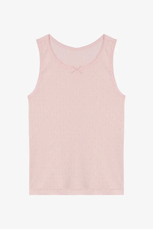 Детский комплект маек для девочек из хлопка Basics Penti, Multicolor — фото 2