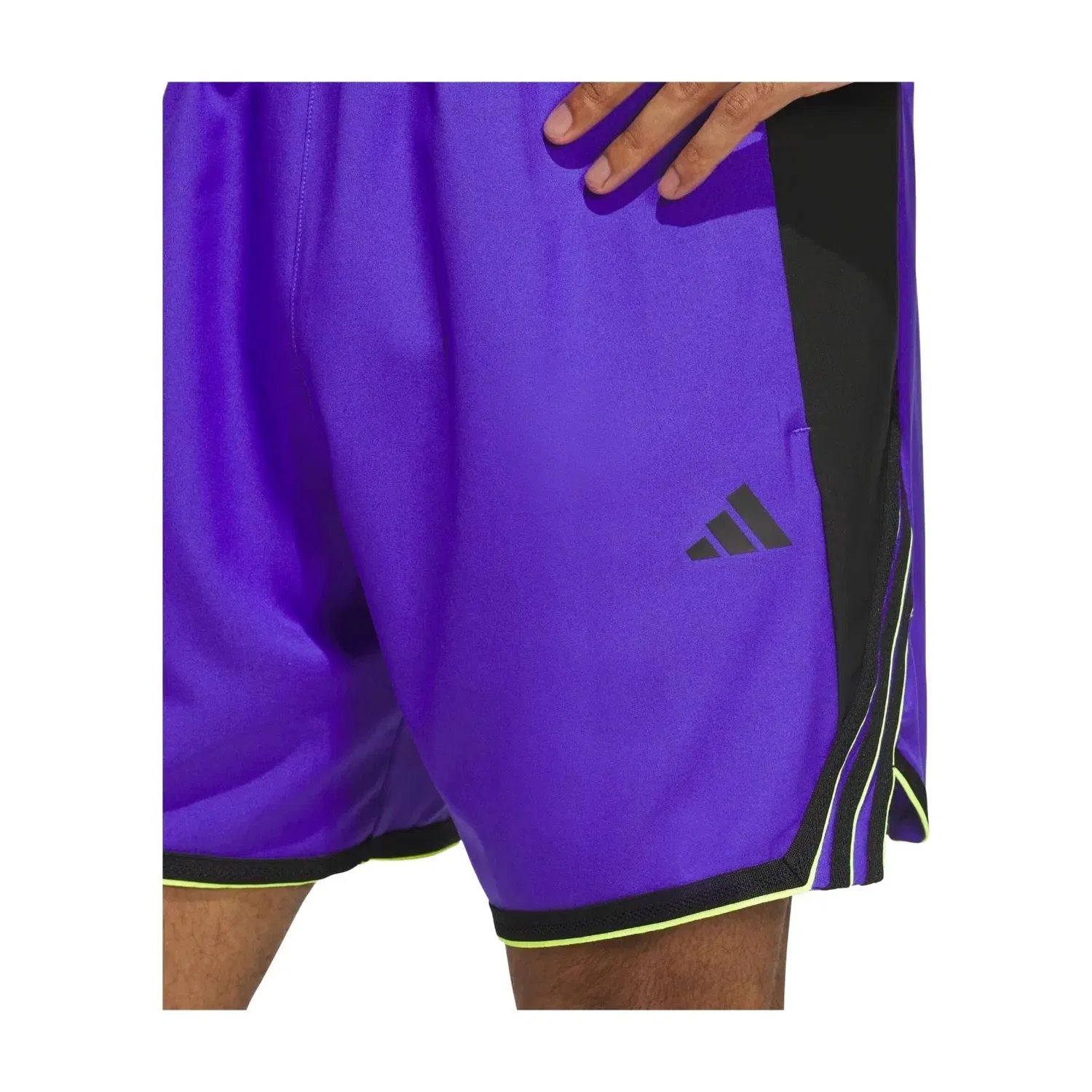 Мужские шорты с принтом Crazy Lite Adidas, фиолетовый — фото 2