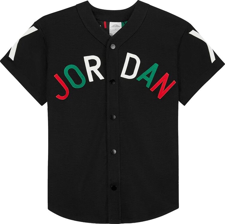 

Топ Air Jordan x Nina Chanel Abney Reversible Jersey Top 'Black', черный