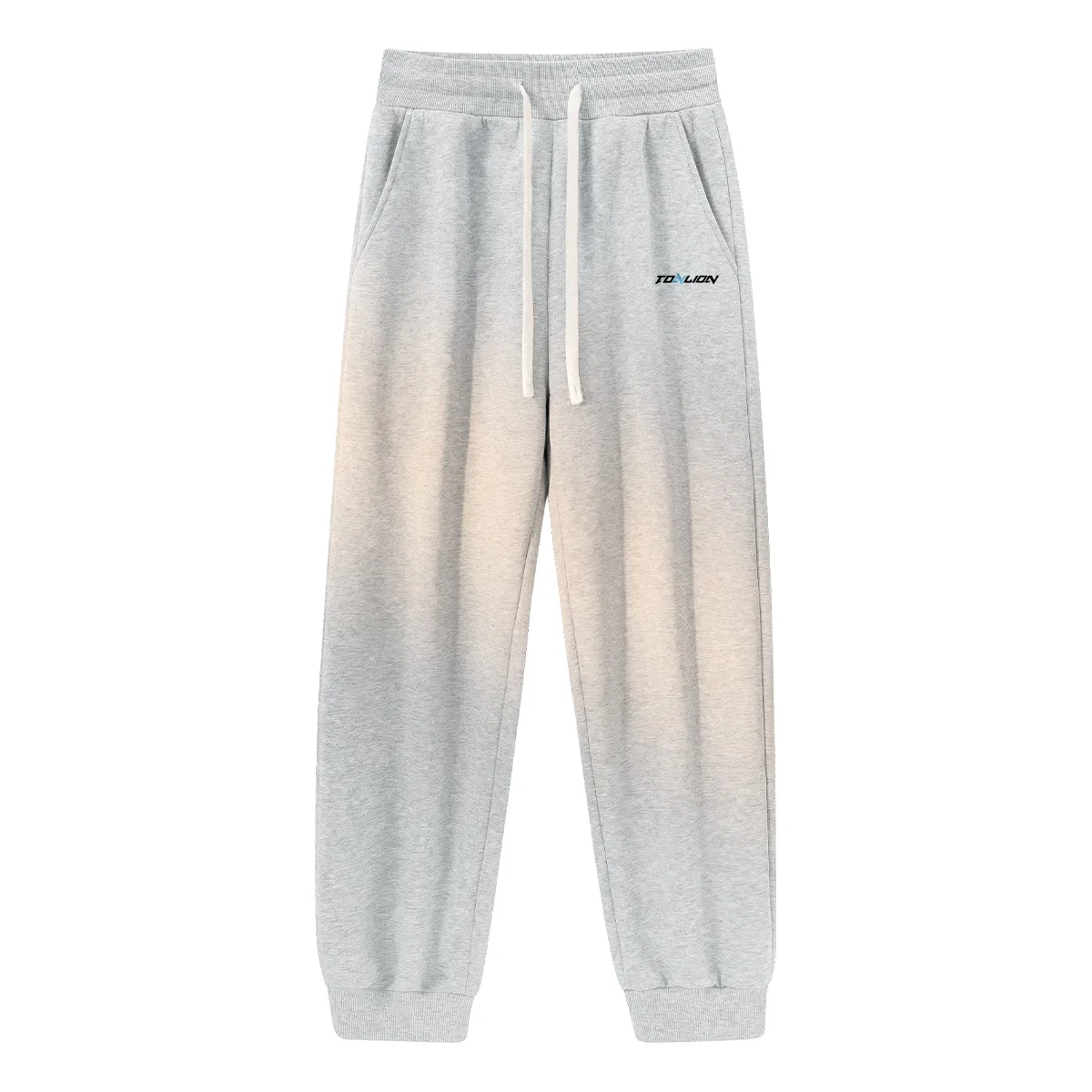 Детские спортивные брюки с принтом Tonlion, White Flower Grey