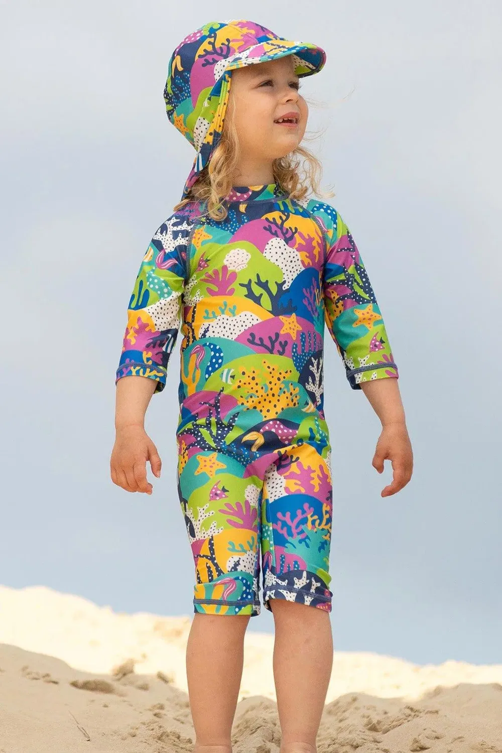Детский костюм для плавания Coral Reef Sunsuit Kite, Multi — фото 3