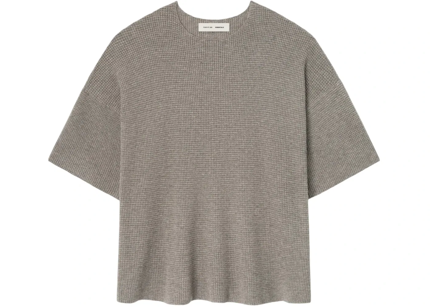 Мужской свитер с коротким рукавом Waffle Short Sleeve Sweater Fear of God, Homestead Heather