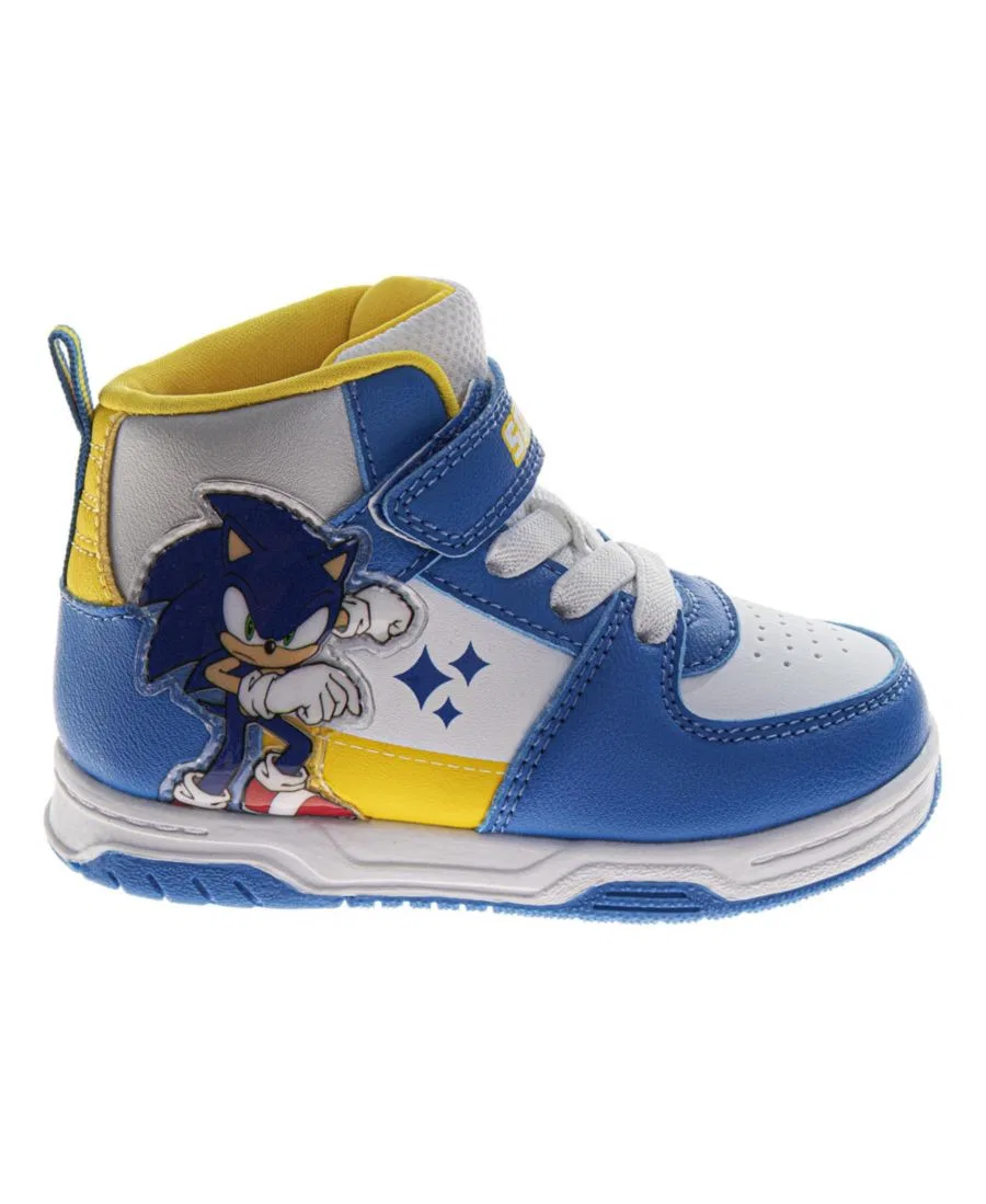 Высокие кроссовки с принтом Sonic The Hedgehog, Blue — фото 2