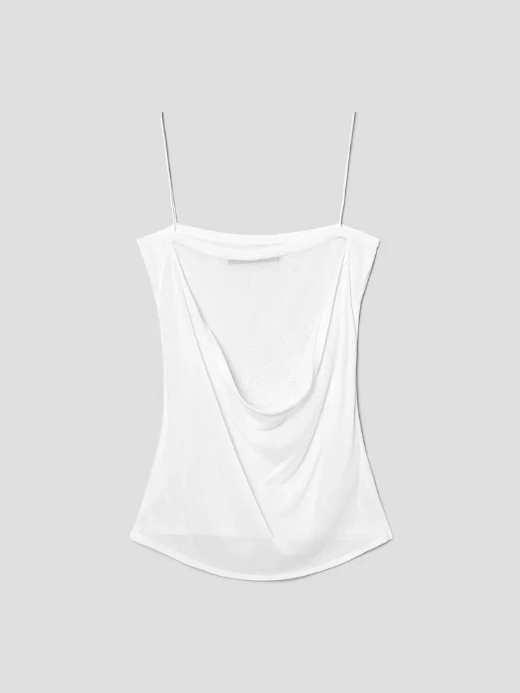 Топ-майка из хлопка, La Maille Plumetis JACQUEMUS, Off-White — фото 2
