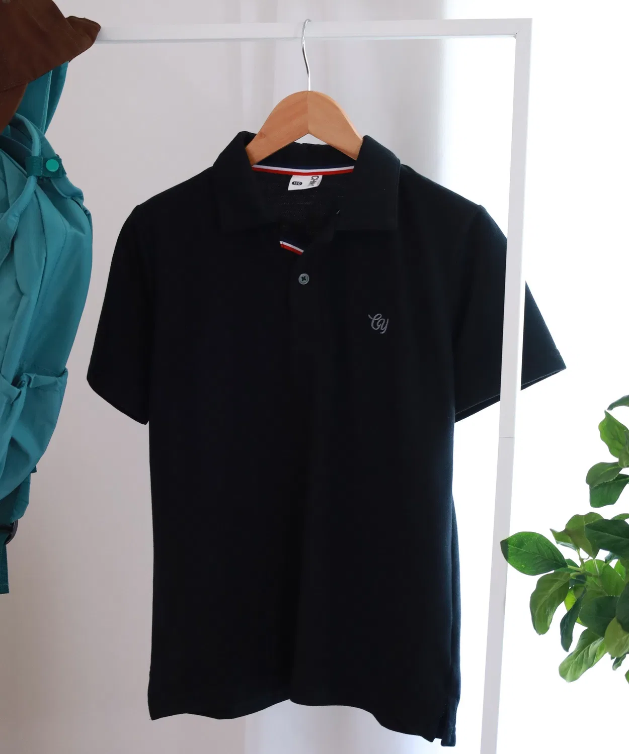 Детская футболка-поло с длинным рукавомCHARMY clothing FUNALIVE, Black