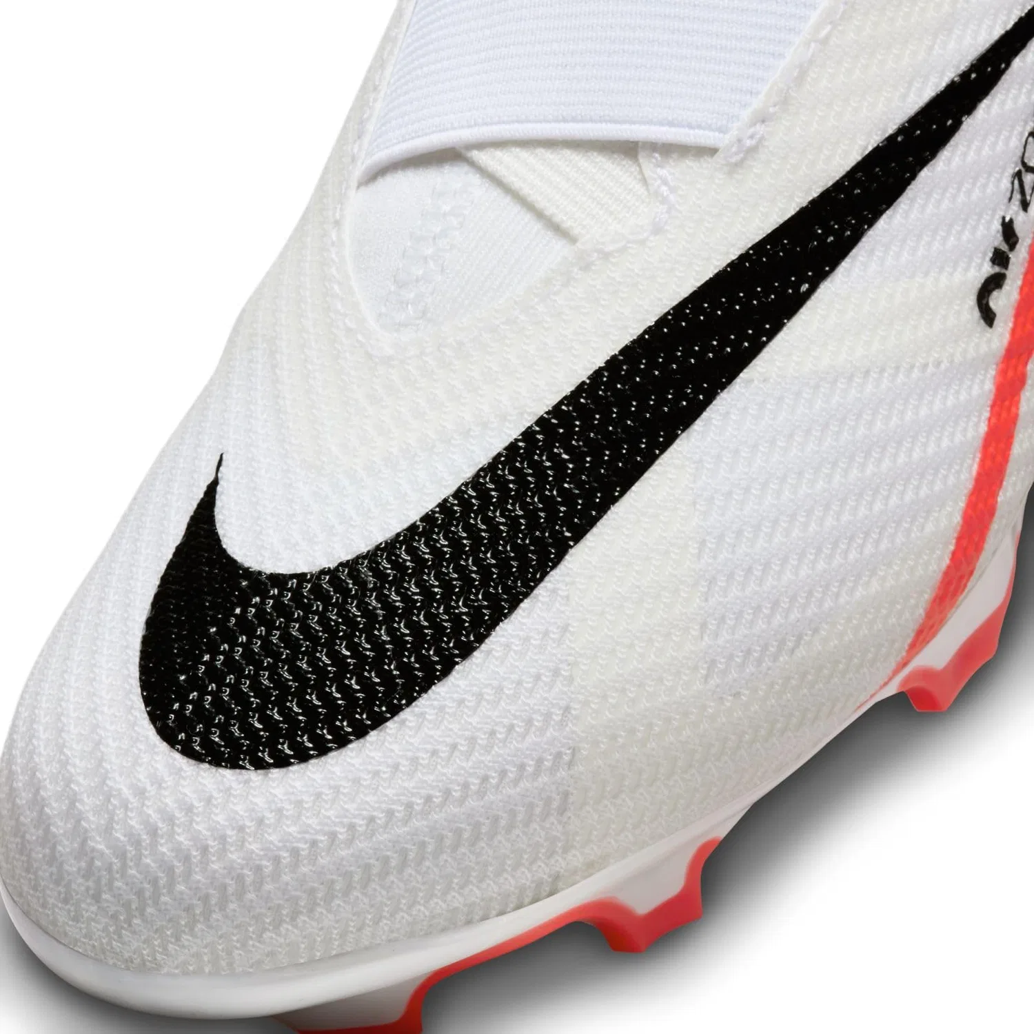 Детские бутсы NIKE Jr Zoom Superfly 9 Pro FG NIKE, Bright Crimson White Black — фото 4