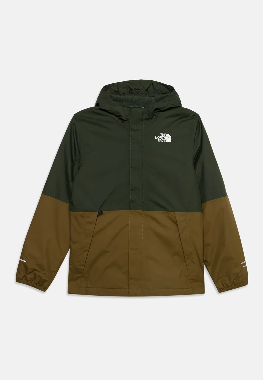 Теплая водонепроницаемая куртка Antora унисекс The North Face, Bottle Green/Caraway Seed