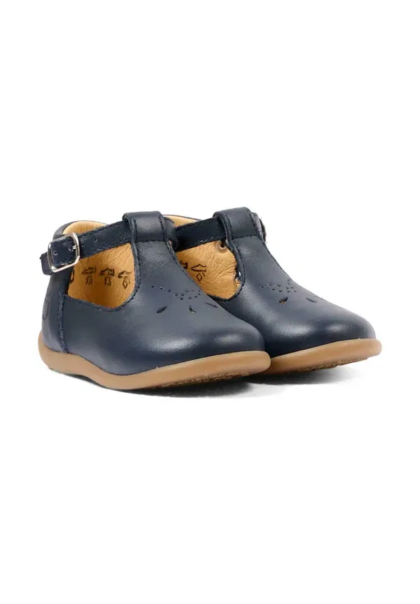 Ботинки кожаные First Shoes Pom D'Api, синий — фото 2
