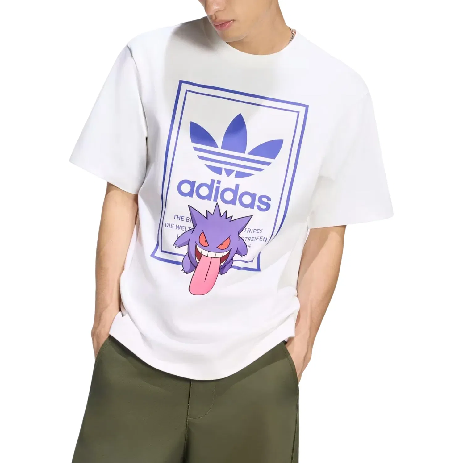 Мужская футболка Pokemon T-Shirt Tokyo 2 Asia Sizing 'White' adidas, белый — фото 4