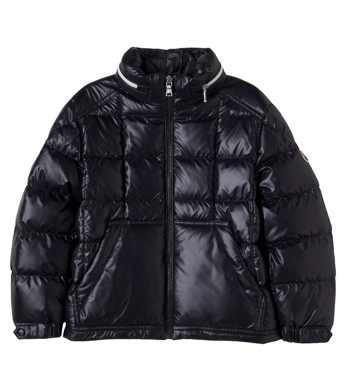 Легкая куртка стеганая пуховая Rocco Moncler Enfant, синий