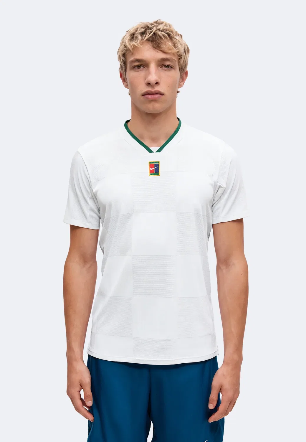 Футболка Nikecourt Advantage Slam - спортивная футболка Nike Performance, White/Gorge Green