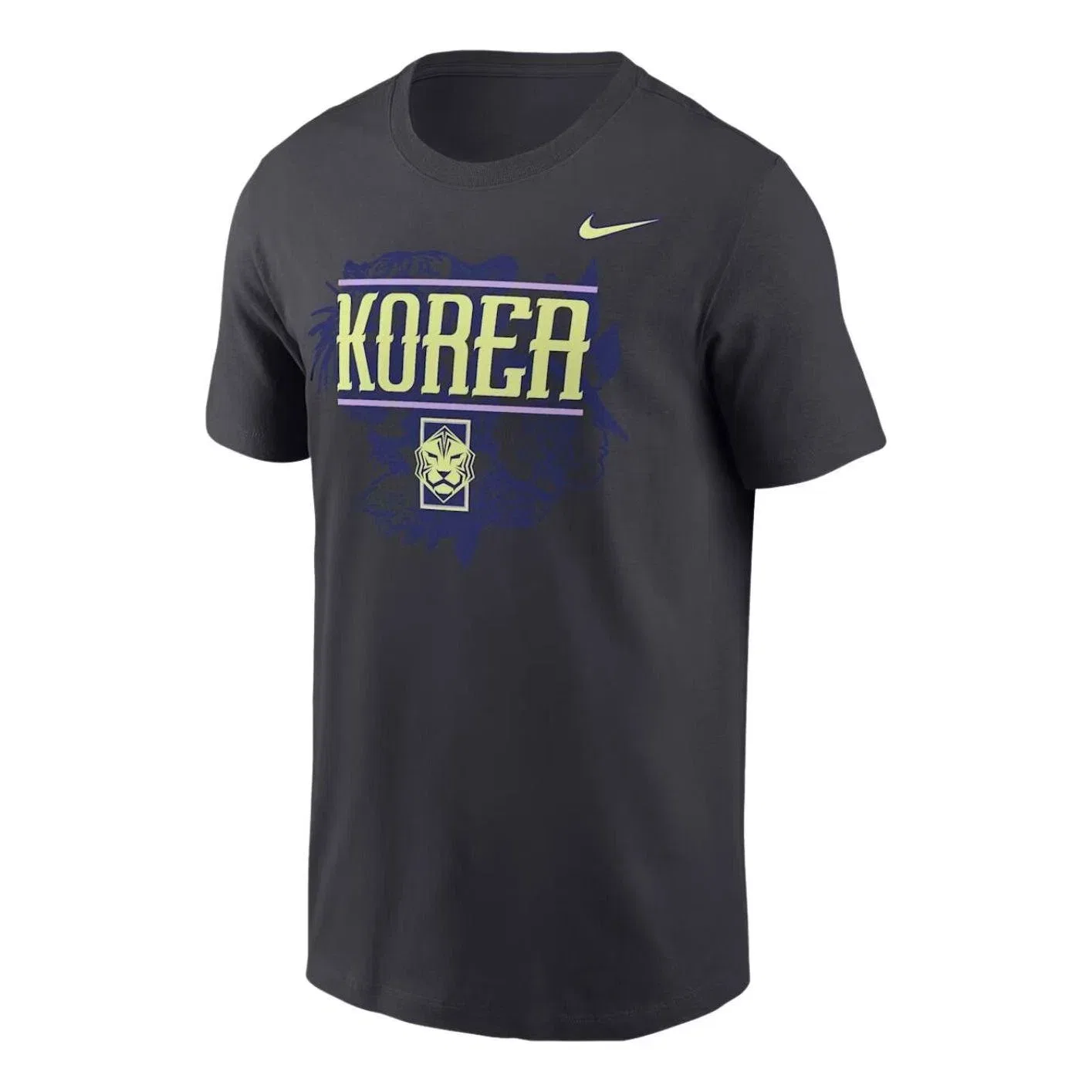 Мужская футболка с принтом Nike x Korea Soccer Anthracite, черный