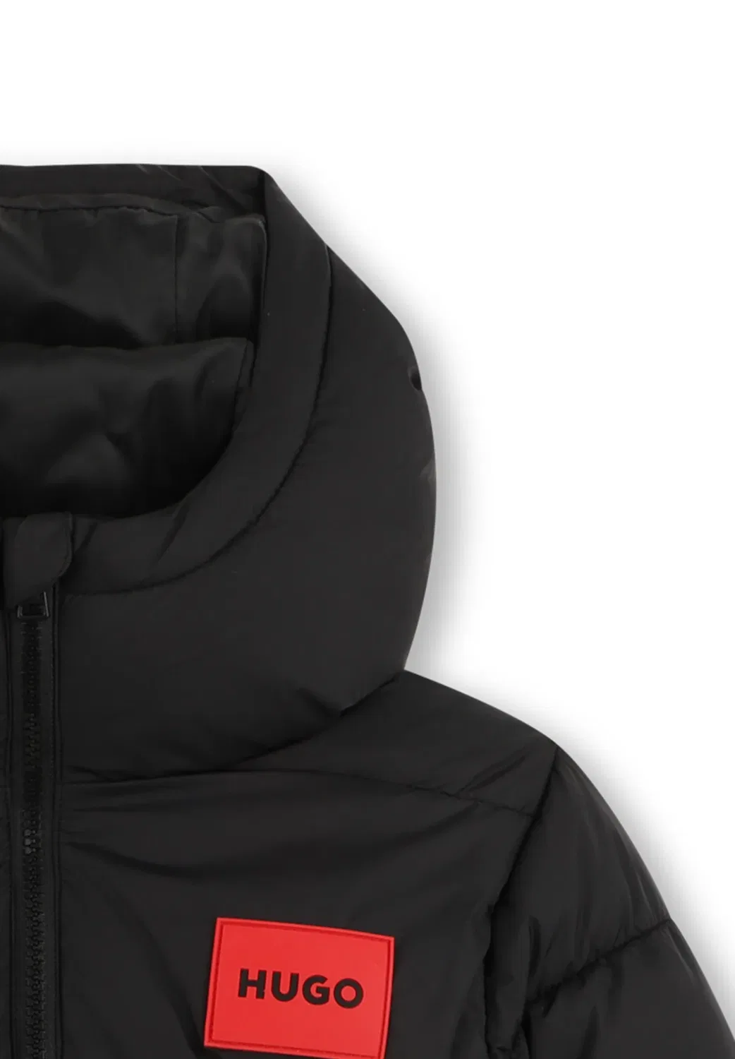 Пуховая куртка - зимняя куртка Hugo Kids, Black — фото 4