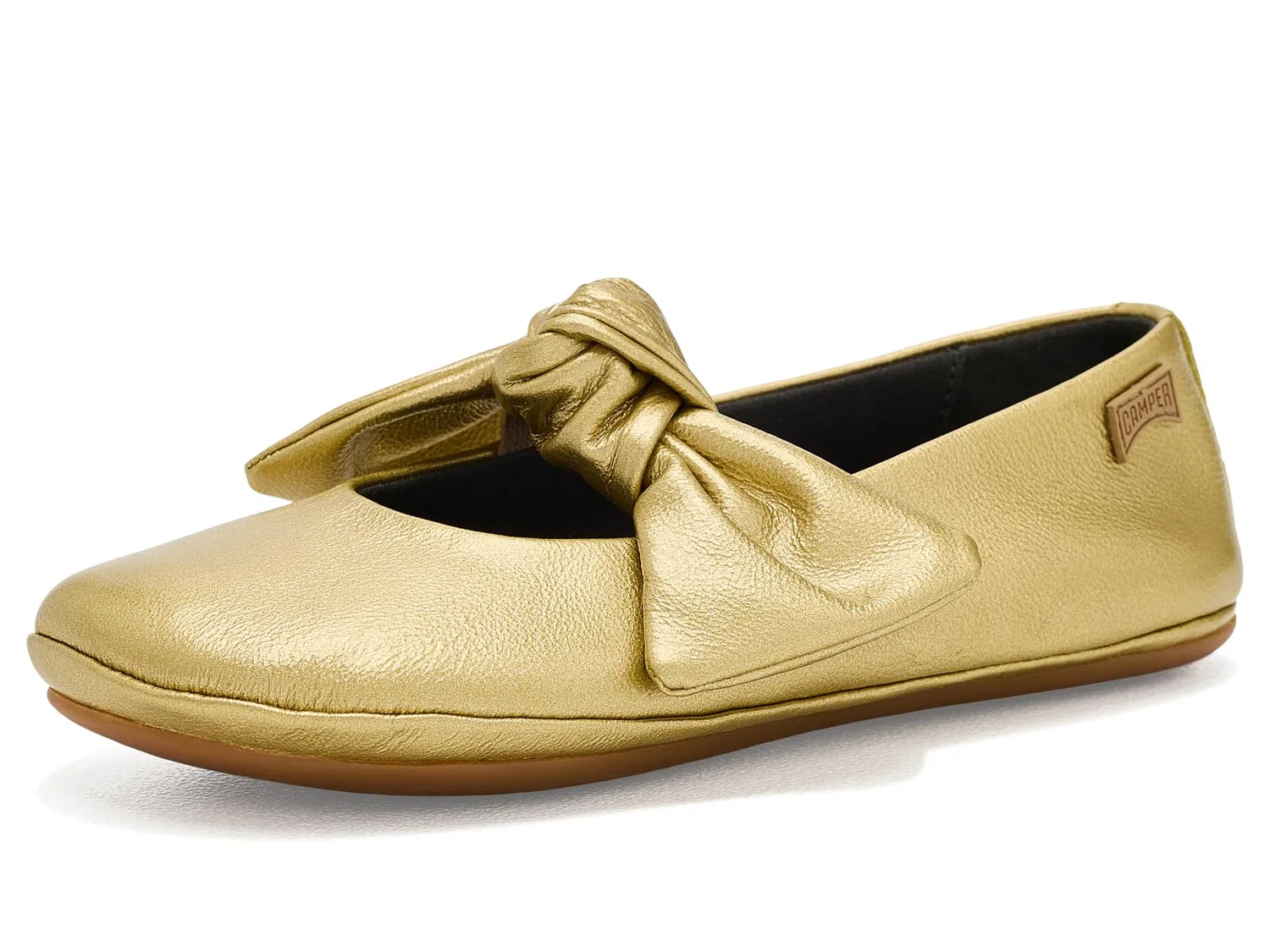 Балетки Right (для малышей, маленьких и больших детей) Camper Kids, Gold — фото 2