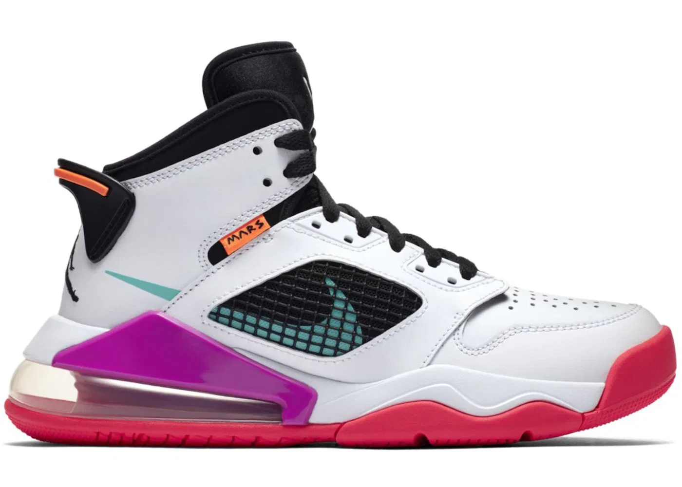 Детские кроссовки Lifestyle Jordan Mars 270 White/Black/Total Orange/Hyper Violet