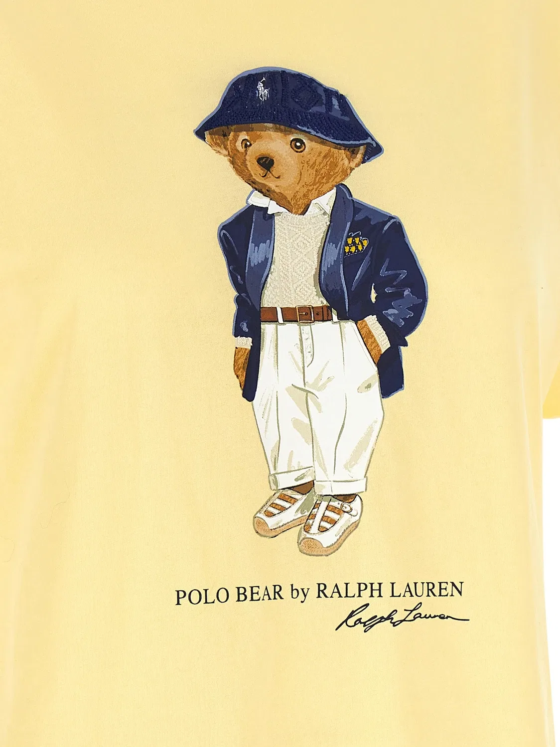 Футболка "Поло Медведь" Polo Ralph Lauren, желтый — фото 4